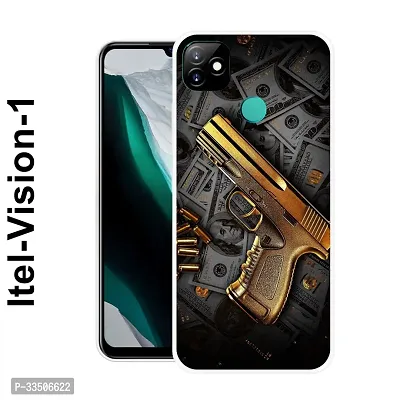 Stylish Printed Back Case Cover for Itel Vision 1-thumb0