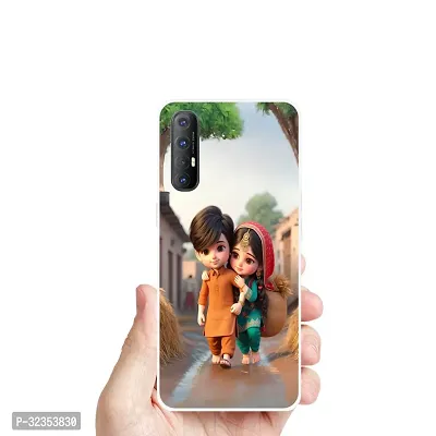 Stylish Silicon Printed Back Case Cover for Oppo Reno 3 Pro-thumb2