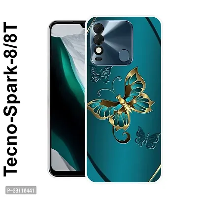 Designer Printed Mobile Back Cover For Tecno Spark 8