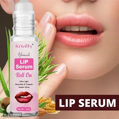 Natural Lip Care Lip Serum Roll On For Hydrated, Soft  Visibly Plump Lip 10ML