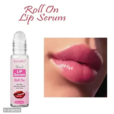 Natural Lip Care Lip Serum Roll On For Hydrated, Soft  Visibly Plump Lip 10ML-thumb0