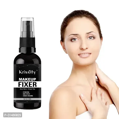 Long Stay Non Sticky Makeup Fixer, Setting Spray for Face Makeup with Aloevera and Green Tea 50 ml-thumb0