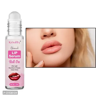 Natural Lip Care Lip Serum Roll On For Hydrated, Soft  Visibly Plump Lip 10ML