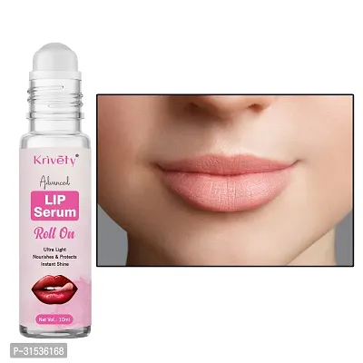 Natural Lip Care Lip Serum Roll On For Hydrated, Soft  Visibly Plump Lip 10ML