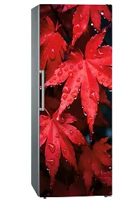 ADV WALL INDIA Waterproof Floral Single Door Fridge Sticker//self-Adhesive Stickers//fridge door sticker//trendy Floral for fridge Vinyl Sticker (Size: 120 x 61cm)-thumb2