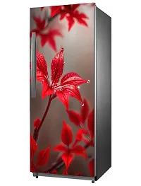 ADV WALL INDIA Waterproof Floral Single Door Fridge Sticker//self-Adhesive Stickers//fridge door sticker//trendy Floral for fridge Vinyl Sticker (Size: 120 x 61cm)-thumb3