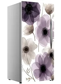 ADV WALL INDIA Waterproof Floral Single Door Fridge Sticker//self-Adhesive Stickers//fridge door sticker//trendy Floral for fridge Vinyl Sticker (Size: 120 x 61cm)-thumb4