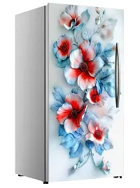 ADV WALL INDIA Waterproof Floral Single Door Fridge Sticker//self-Adhesive Stickers//fridge door sticker//trendy Floral for fridge Vinyl Sticker (Size: 120 x 61cm)-thumb4