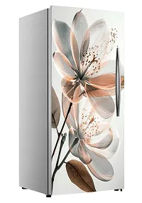 ADV WALL INDIA Waterproof Floral Single Door Fridge Sticker//self-Adhesive Stickers//fridge door sticker//trendy Floral for fridge Vinyl Sticker (Size: 120 x 61cm)-thumb2