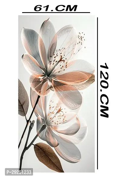 ADV WALL INDIA Waterproof Floral Single Door Fridge Sticker//self-Adhesive Stickers//fridge door sticker//trendy Floral for fridge Vinyl Sticker (Size: 120 x 61cm)-thumb5