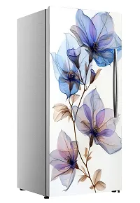 ADV WALL INDIA Waterproof Floral Single Door Fridge Sticker//self-Adhesive Stickers//fridge door sticker//trendy Floral for fridge Vinyl Sticker (Size: 120 x 61cm)-thumb3