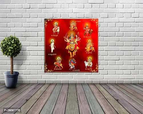 ADV WALL INDIA Serawali Ma Poster, Hindu lord poster, Waterproof Vinyl Poster (Size:24*24  Inch)-thumb4