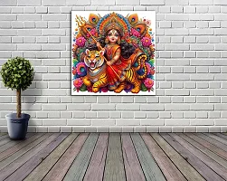 ADV WALL INDIA Serawali Ma Poster, Hindu lord poster, Waterproof Vinyl Poster (Size:24*24  Inch)-thumb3