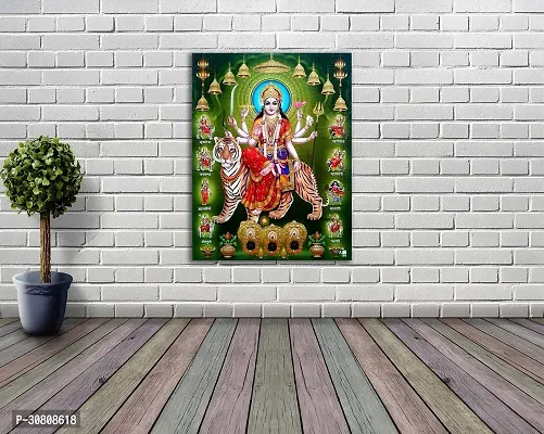 ADV WALL INDIA Serawali Ma Poster, Hindu lord poster, Waterproof Vinyl Poster (Size:18*24  Inch)-thumb4