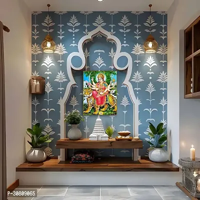 ADV WALL INDIA Serawali Ma Poster, Hindu lord poster, Waterproof Vinyl Poster (Size:18*24  Inch)-thumb3