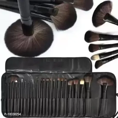 Black Makeup Brush 24 Pc