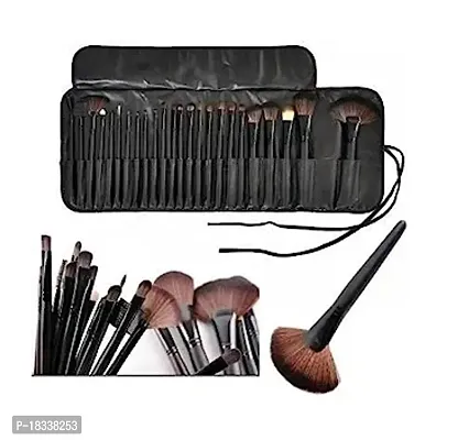 Black Makeup Brush 24 Pc