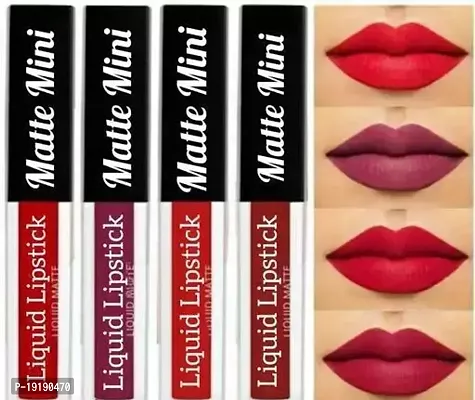 Red edition lipstick Pack of 4(Multicolour)