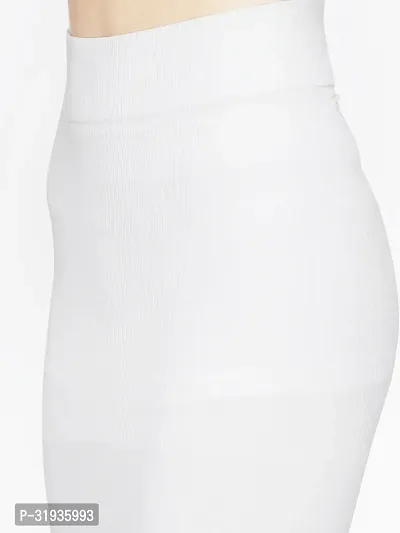 Stylish White Nylon Solid Saree Shapewear for Women-thumb4