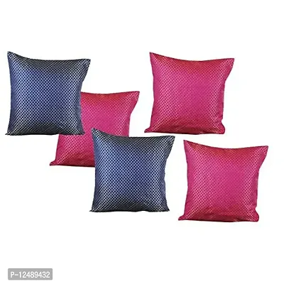 Pink Parrot- Dupian Silk- Cushion Cover 12x12 inch -Set of 5 pcs-thumb2