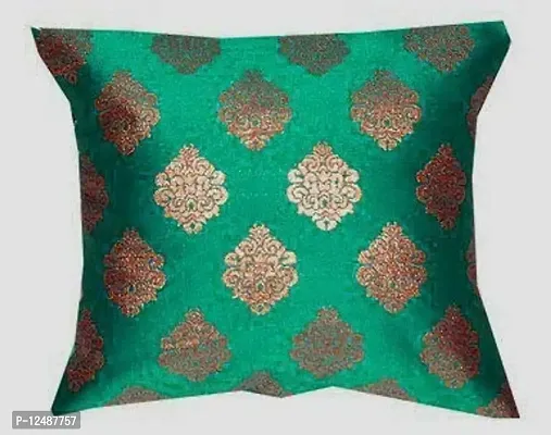 PINK PARROT Durable Dopian Silk Jacquard Pattern Plain Colour Square Throw Pillow Cushion Cover Sofa Chair Seat Pillowcase (30 x30) Set of 5 pcs-thumb2