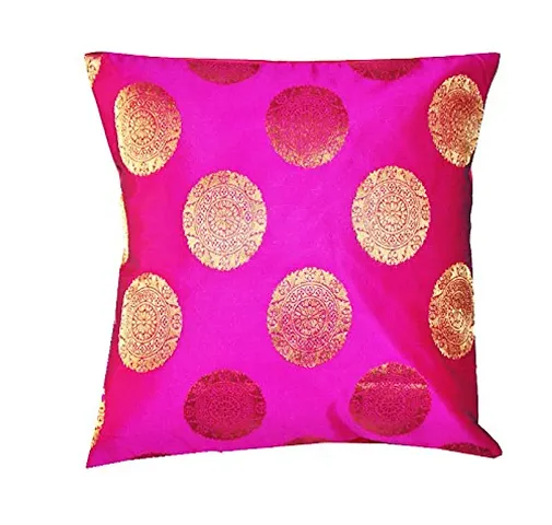 Pink parrot- Designer -Decorative Throw Pillow/Cushion Covers Set 12x12 inchs Set 2 pcs
