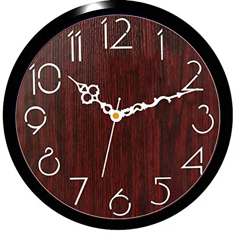 Pink parrot-11.25 Inches Wall Clock for Home/Living Room/Bedroom/Kitchen and Office -11411