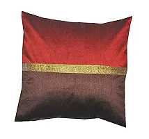 Durable Dupian Silk Embroidery Plain Printed Decorative Square Throw Pillow Cover Cushion Case Sofa Chair car Seat Pillowcase 18 X 18 Inches 45cm x 45cm Set of 2-thumb3