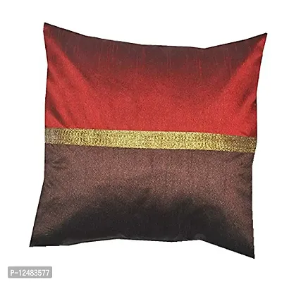 Durable Dupian Silk Embroidery Plain Printed Decorative Square Throw Pillow Cover Cushion Case Sofa Chair car Seat Pillowcase 18 X 18 Inches 45cm x 45cm Set of 2-thumb4