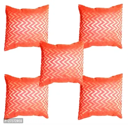 Vireo artsilk 12x12 inch cushion cover set of 5 pcs