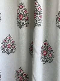 PINK PARROT Pinkparrot Printed Cotton Multicolour Jaipur Block Print 4ft x 7ft Door Curtains Set of 1 pcs-thumb3