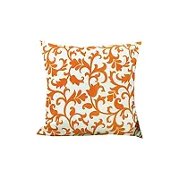 Vireo- 100% Cotton Red Pattern Designer Decorative Throw Pillow/Cushion Covers Set 16x16 inchs Set of 5 pcs-thumb1