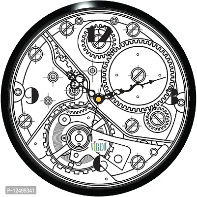 VIREO-11 Inches Designer Colour Wall Clock for Home/Living Room/Bedroom / Kitchen and Office -cc19
