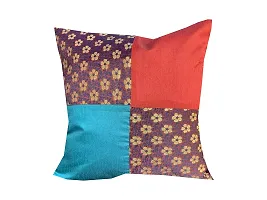 Pinkparrot Dupian Jacquard Multi Colour Throw Pillow Covers/Cushion Covers - Set of 5-thumb3