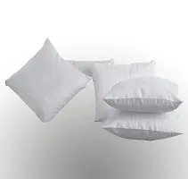 Pinkparrot White Conjugated siliconised Imported Filler 12x12 inch Cushion-Set of 4pc-thumb2