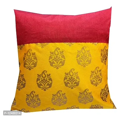 Vireo- Cotton multicolour-Cushion Cover(16x16-inch, Multicolour) - Set of 5-thumb2