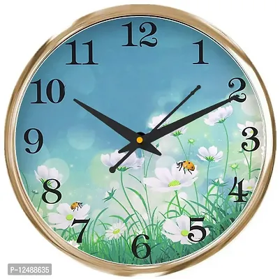 Vireo-11.20 Inches Wall Clock for Home/Living Room/Bedroom/Kitchen and Office -231757