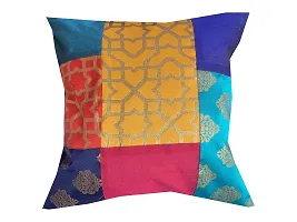 Pinkparrot Dupian Jacquard Multi Colour Throw Pillow Covers/Cushion Covers - Set of 5-thumb4