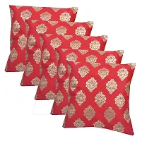 Decorative jacquerd Cushion Cover 12"" x 12""(30 cm x 30 cm) Set of 5 pcs-thumb1