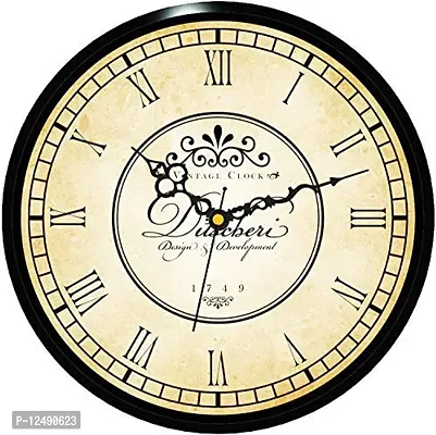 VIREO-11.70 Inches Wall Clock for Home/Living Room/Bedroom/Kitchen and Office -8207-thumb0