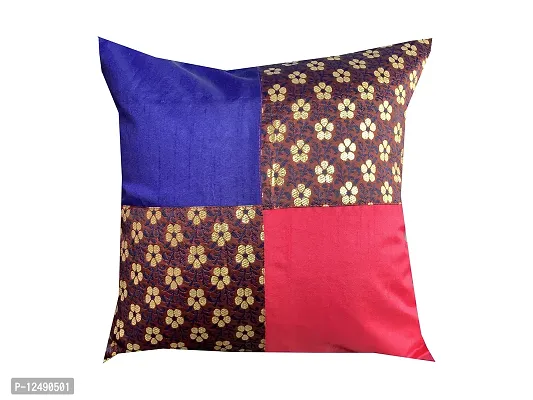 Pinkparrot Dupian Jacquard Multi Colour Throw Pillow Covers/Cushion Covers - Set of 5-thumb5