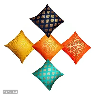 Stylish Polyester Cushion Covers Pack of 5-thumb0