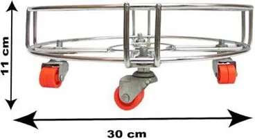 BIGWIN Inter national Heavy Stainless Steel Gas Cylinder Trolley With Wheel-thumb1