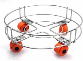 BIGWIN International Heavy Stainless Steel Gas Cylinder Trolley With Wheel-thumb2
