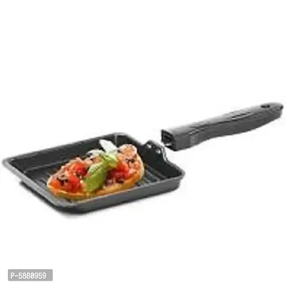 BIGWIN Non Stick Aluminium Mini Grill Pan/Toast Pan/Garlic Bread Pan (Aluminium, Non-stick)-thumb2