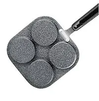 Nonstick Grill Mini Uthappam Dosatawa Idli Maker Idli Stand Multi Snack Maker 4In1 Fry Pan 19 Cm Diameter 1 L Capacity-thumb1