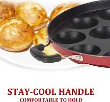 Fastage 12Cavities Non Stick Appam Patra with Lid and Side Handle/ kulipaniyaram pan/appe/panniyaramkadai/Paniyarrakal/Paniyaram/AppamPan/AppamMaker/PanCake/appam kadai/PonganalMaker/idli Maker-thumb3