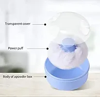Fastage &nbsp;kidz Premium Baby Skin Care Baby Powder Puff with Box Holder Container for New Born and Kids for Baby Face and Body.-thumb1