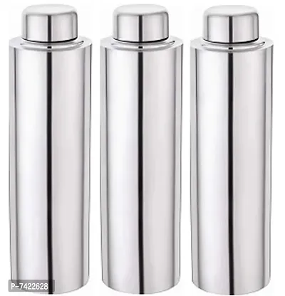 Stainless Steel Sports Refrigerator Gym School Collage Kids Thunderwaterbottle Steel Water Bottle 1000 Ml Pack Of 3 Pc Set