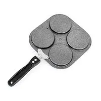 ZODEX kichan Grill Mini Uttapam/DosaTawa/Idli maker/Idli stand Multi-Snack Maker 4in1 Fry Pan-thumb3